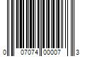 Barcode Image for UPC code 007074000073