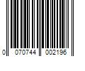 Barcode Image for UPC code 0070744002196