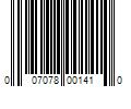 Barcode Image for UPC code 007078001410