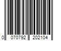 Barcode Image for UPC code 0070792202104