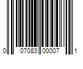 Barcode Image for UPC code 007083000071