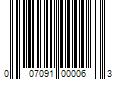 Barcode Image for UPC code 007091000063