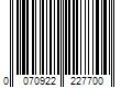 Barcode Image for UPC code 0070922227700