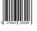 Barcode Image for UPC code 0070923003006