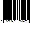 Barcode Image for UPC code 0070942001472