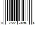 Barcode Image for UPC code 007094259666