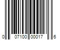 Barcode Image for UPC code 007100000176