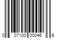 Barcode Image for UPC code 007100000466