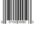 Barcode Image for UPC code 007100000503