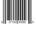 Barcode Image for UPC code 007100000930