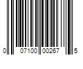 Barcode Image for UPC code 007100002675