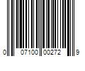 Barcode Image for UPC code 007100002729