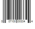 Barcode Image for UPC code 007100003344