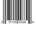 Barcode Image for UPC code 007100003399