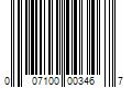 Barcode Image for UPC code 007100003467