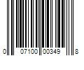 Barcode Image for UPC code 007100003498