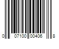 Barcode Image for UPC code 007100004068