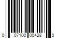 Barcode Image for UPC code 007100004280