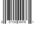 Barcode Image for UPC code 007100004761