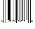 Barcode Image for UPC code 007100005256