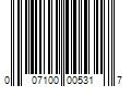 Barcode Image for UPC code 007100005317