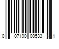 Barcode Image for UPC code 007100005331