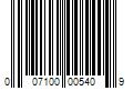 Barcode Image for UPC code 007100005409