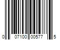 Barcode Image for UPC code 007100005775