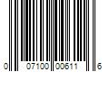 Barcode Image for UPC code 007100006116