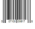 Barcode Image for UPC code 007100006178