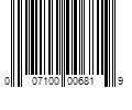 Barcode Image for UPC code 007100006819