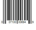 Barcode Image for UPC code 007100006949