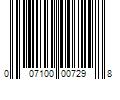 Barcode Image for UPC code 007100007298