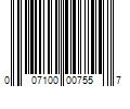 Barcode Image for UPC code 007100007557