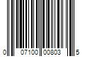 Barcode Image for UPC code 007100008035