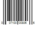 Barcode Image for UPC code 007100008066