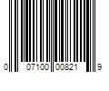 Barcode Image for UPC code 007100008219