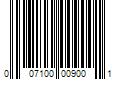 Barcode Image for UPC code 007100009001