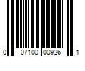 Barcode Image for UPC code 007100009261