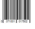 Barcode Image for UPC code 0071001017502