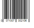 Barcode Image for UPC code 0071007002106