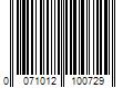 Barcode Image for UPC code 0071012100729