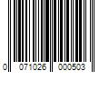 Barcode Image for UPC code 0071026000503