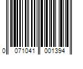 Barcode Image for UPC code 0071041001394