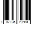 Barcode Image for UPC code 0071041202494