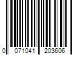 Barcode Image for UPC code 0071041203606