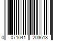 Barcode Image for UPC code 0071041203613