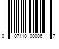 Barcode Image for UPC code 007110000067