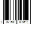 Barcode Image for UPC code 0071100003116