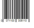 Barcode Image for UPC code 0071100005110